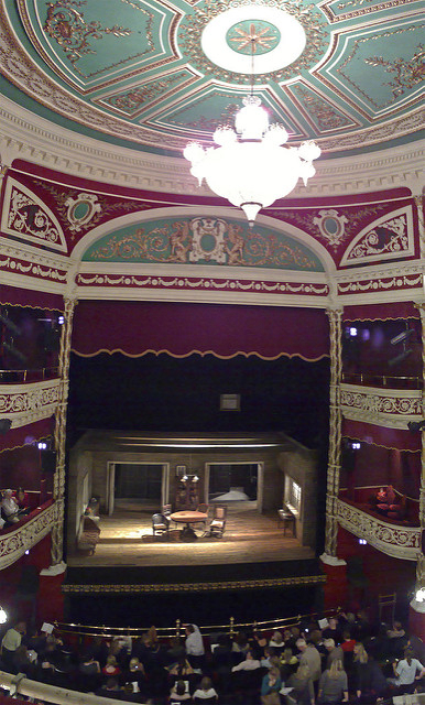 Interior of the Gaeity Theatre in Dublin.