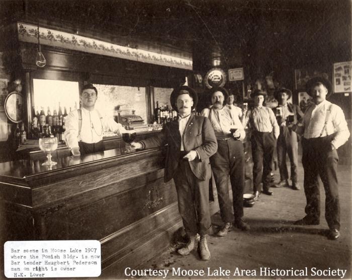 A saloon scene, 1920s