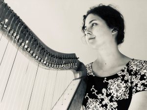 Harpist Stephanie Claussen